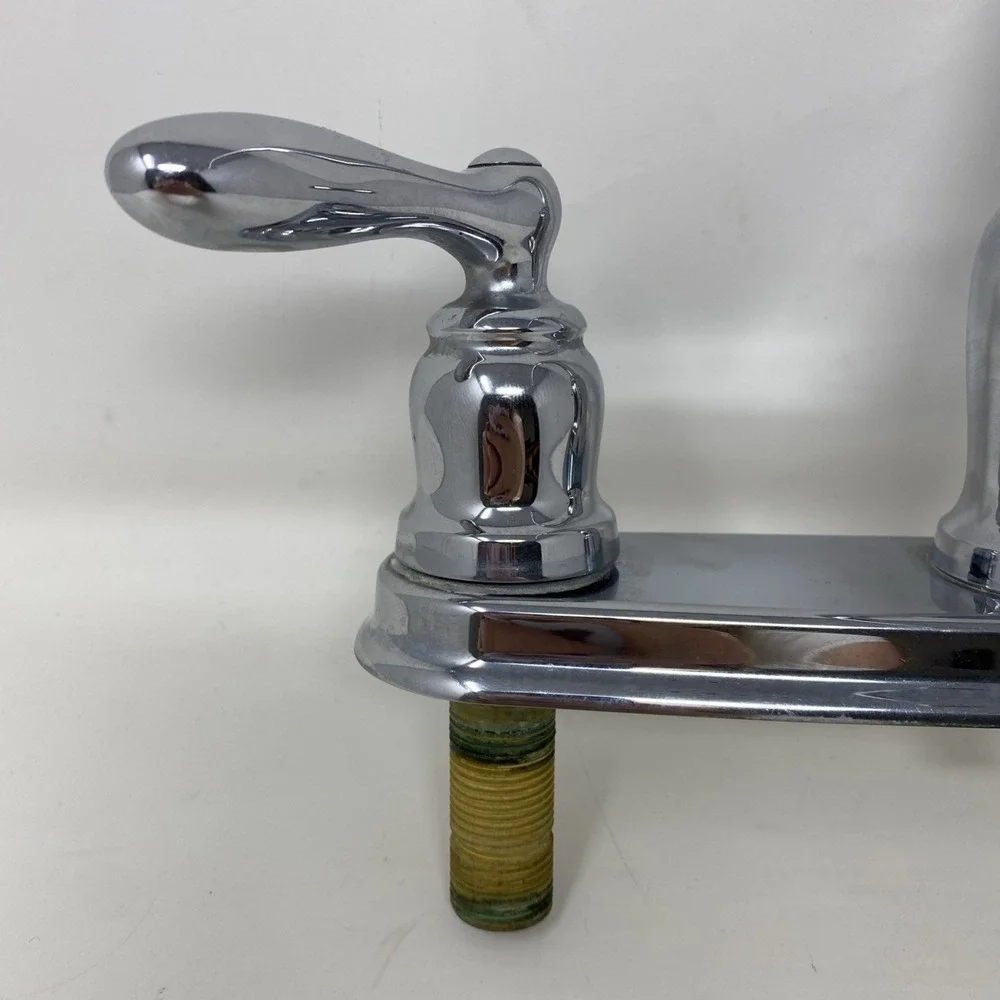 Moen Kitchen 2-Handle Standard 10 In Tall Bridge Arc Faucet in‎ Chrome Silver